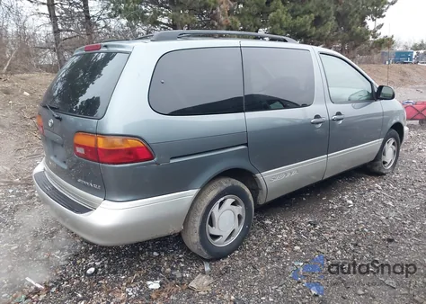 1999 Toyota Sienna Xle from USA, damaged, VIN 4T3ZF13C6XU128606